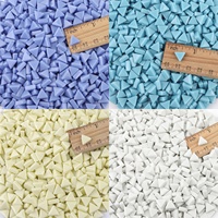 Novedad: Mosaicos de Vidrio Reciclado de Colores Mezclados, Mini Triángulos Sueltos para Manualidades y Decoración Artística DIY