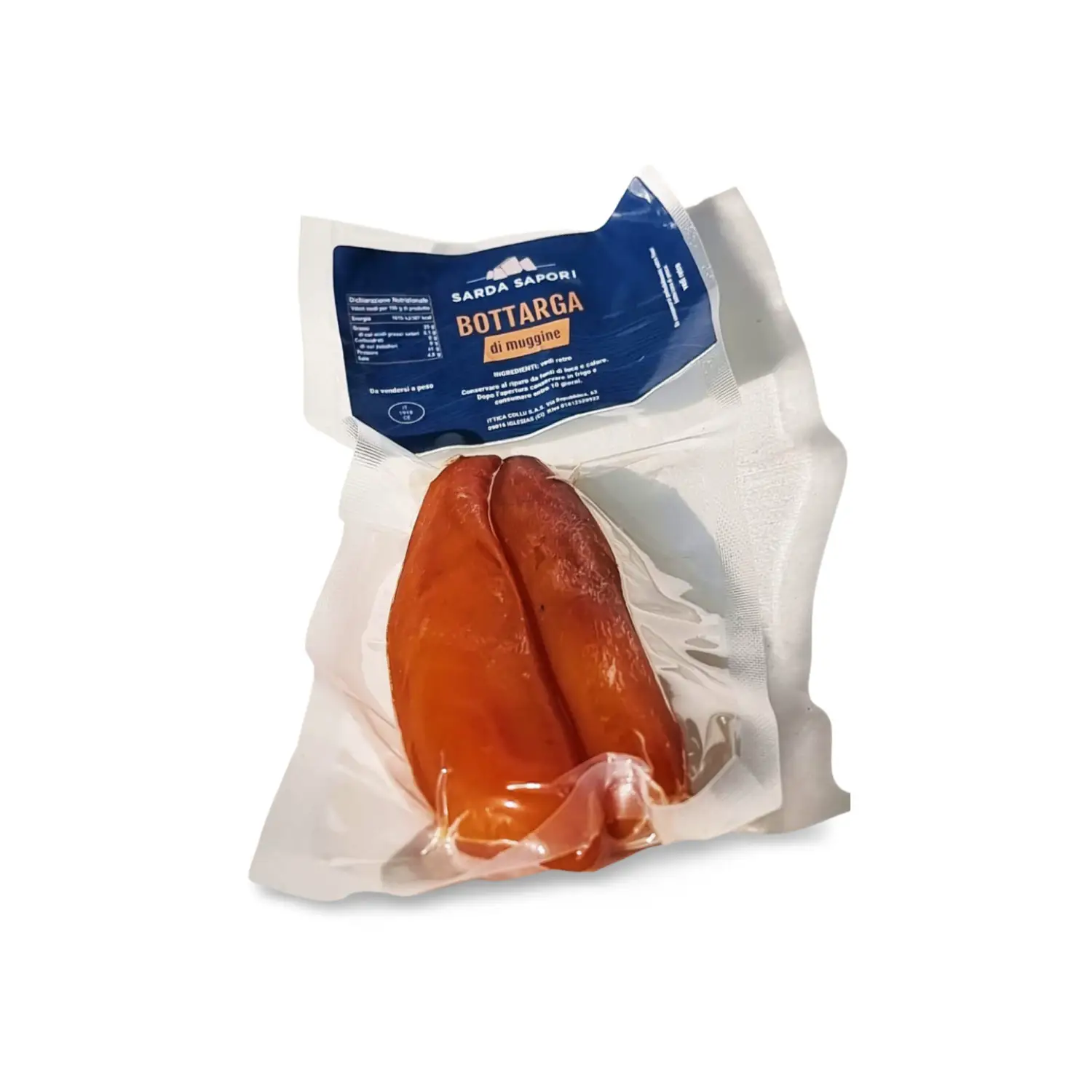 Bottarga italien de qualité traditionnelle-Mullet Roe Whole 6/8 100-130g-Célébration des traditions culinaires