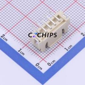 WAFER-XH2.54-5PLB Wire-to-Board Pin Header SMD,P=2.5mm Connector 1x5P 2.5mm Vertical Mount XH - Product Image 2