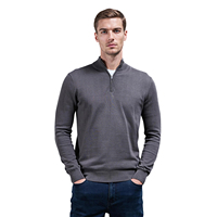 Gingtto Pulls d'hiver en gros de haute qualité Logo personnalisé Pull pour hommes