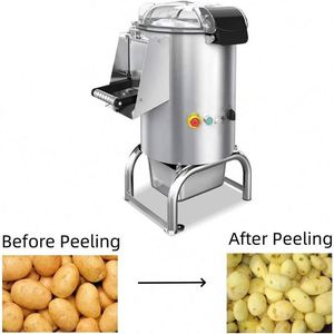 High-Power Commercial Automatic Stainless Steel Electric <b>Vegetable</b> Peeler for Carrots Peeling Cleaning Machine Fruits <b>Vegetables</b> - Product Image 5