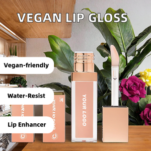 Brillo Labial Vegano de Alta Calidad con Color, Mate y Brillante, Lápiz Labial Líquido Resistente al Agua con Logotipo Personalizado, Efecto Voluminizador de Labios - Product Image 2