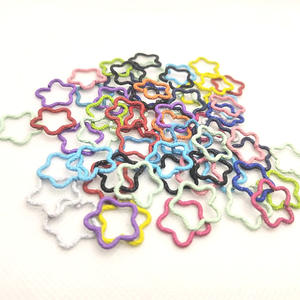 Pendiente <span class=keywords><strong>de</strong></span> aleación <span class=keywords><strong>de</strong></span> Metal con forma <span class=keywords><strong>de</strong></span> corazón y estrella, collar, anillo trenzado, sortijas divididas para fabricación <span class=keywords><strong>de</strong></span> joyas diy - Product Image 3