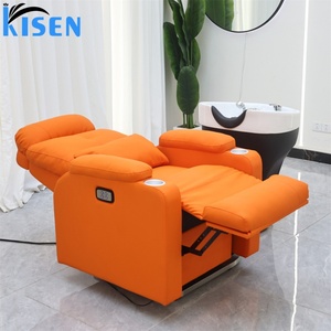 Kisen <b>Head</b> Spa Shampoo Chair Electric Japeness Hair Wash Customized Sofa Salon Machine Multifunctional Bed <b>Styling</b> Chair - Product Image 6