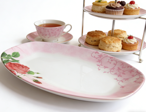 Platos Ovalados <span class=keywords><strong>de</strong></span> Melamina <span class=keywords><strong>de</strong></span> 10 Pulgadas x 7 Pulgadas para Cena, Fabricante <span class=keywords><strong>de</strong></span> Platos con Impresión <span class=keywords><strong>de</strong></span> Flores - Product Image 3