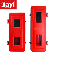 Cabinet en plastique de l'extincteur 10LBS 6KG Firebox couleur rouge et noire