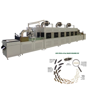 Maquinaria de secado BSF Máquina secadora de microondas con túnel de gusanos de comida - Product Image 1