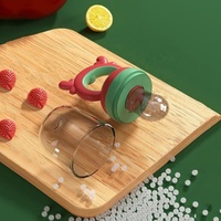Groothandel Herten Design Baby Fruitvoedingsfles BPA Vrij Kinderen Fruitfles Baby Vers Fruit Voedsel Bijtring Fles