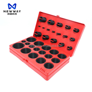 225-Piece NBR O-Ring Kit – 18 Sizes In Storage Case For Industrial, Auto & Hydraulic Seals
