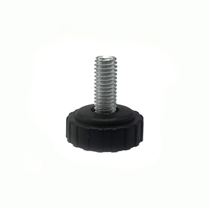 Adjustable Feet <b>28mm</b> Diameter Plastic With Center Teeth For Office Furniture - Product Image 4