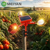 Éloigne-oiseaux solaire et éolien rotatif à 360° pour la protection des cultures agricoles et des vergers, vente en gros, marque privée