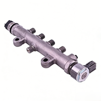 Conjunto de Riel de Combustible Original MiBo OEM para Cargadora/Tractor, Número de Pieza 1J508-50602 Reemplazo Directo Compatible con el Motor V3800 SVL95-2S