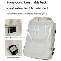 Sac à dos pour ordinateur portable de voyage de luxe en nylon Oxford imperméable, tendance, avec poche latérale et logo personnalisé, vente chaude