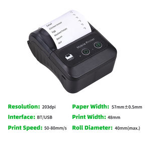 <span class=keywords><strong>Prix</strong></span> pas cher 2 pouces 58mm Mini Android Pos Bill Printer Android IOS Imprimante portable sans fil Bt Imprimante de reçus thermique mobile - Product Image 3