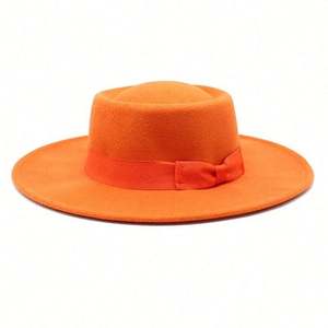Chapeau Fedora à large bord pour adultes, élégant, pour femmes, printemps, automne, hiver, mode décontractée, idéal pour les fêtes et les activités de plein air - Grande Vente - Product Image 1