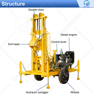 OCEAN China Vertical <b>Small</b> Soil Water Well <b>Drilling</b> Rig Bore Hole <b>Drilling</b> Machine - Product Image 2