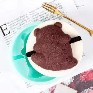 Cat Panna Cotta Corgi Dog Pudding Silicone Mold 3D For Rabbit Mousse Cake