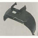 Marco de salpicadero Opel, guardabarros delantero 1994-2001, revestimiento interior de plástico negro para Corsa Combo Van - Product Image 1