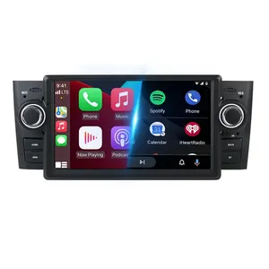 Автомагнитола 7 дюймов на Android 11 для Fiat Linea Grande Punto 2007-2012 1Din Carplay, навигация, мультимедийный плеер, стерео головное устройство