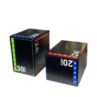 Cajas pliométricas de espuma de PVC 3 en 1 Equilibrio Ejercicio Entrenamiento físico Caja de salto pliométrico de alto rebote