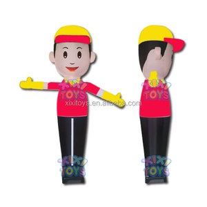 Frutta Negozio Negozio Pubblicità Accogliere Le Persone 10ft Gonfiabile Agitando La Mano Mandarino Palloncino/Gonfiabile HA CONDOTTO LA Luce di Ballo Del Tubo - Product Image 3