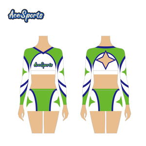 Tenues de majorettes Ace Sports de haute qualité, personnalisables OEM, vierges, imprimées, dégradées, avec strass, ensembles techniques et stylés - Product Image 5