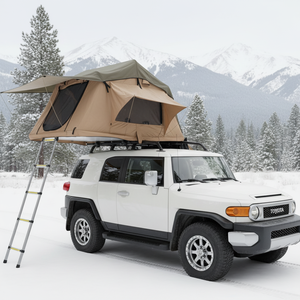 Tente de toit rigide légère à prix d'usine avec <span class=keywords><strong>annexe</strong></span> pour voiture, tente de camping en aluminium pour toit de voiture - Product Image 6