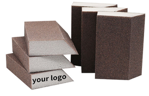 Bloc de ponçage <span class=keywords><strong>à</strong></span> grains grossiers, moyens et fins pour le travail du bois, les cloisons sèches, le métal, <span class=keywords><strong>éponge</strong></span> lavable et réutilisable pour l'élimination de la rouille et le polissage - Product Image 3