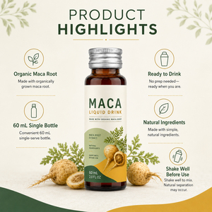 Extracto de Raíz de Maca Orgánica de Alta Calidad Ultimate Plus, Bebida Líquida Oral para el Control de Energía en Adultos, 50 ml, GMP, HACCP, QS, ISO - Product Image 3