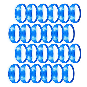 Pulsera LED Intermitente Activada por Sonido para Eventos, Fiesta Rave, Pulsera LED de Silicona para Festivales por Control de Voz - Product Image 1