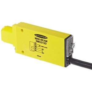 Banner Smu315d Mini Beam Sensor 24-240V Ac Dc <b>Diffuse</b> Mode Infrared <b>Led</b> 38 Cm Sensing Distance Flange Mount - Product Image 2