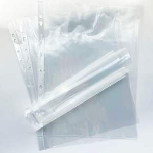Bolsa de Archivo de Plástico de Buena Calidad a Precio Económico, 100 Unidades por Paquete, Transparente, Tamaño A4, Protector de Hojas con 11 Orificios - Product Image 4
