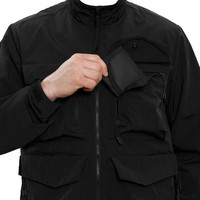 Chaqueta de Campo para Hombre, Nylon, Estilo Techwear, Múltiples Bolsillos, Cuello Alto, Impermeable, Transpirable, Ligera, Ropa de Calle, Personalizable OEM ODM