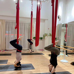 Usine En Gros 23 Couleurs Aérienne Sling Swing Volant <span class=keywords><strong>Yoga</strong></span> Hamac Ensemble pour Fitness Exercice - Product Image 4