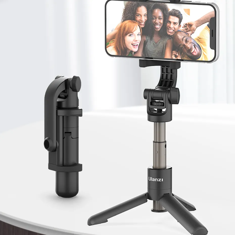 HOSHI Ulanzi MT-38 Extendable Tripod Selfie Stick for iPhone 13 pro max Foldable Mini Handheld Monopod for Gopro 10 9 8 7 SLR