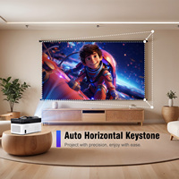 Nouveau projecteur intelligent Magcubic HY450 2026 pour chambre à coucher, mini-cinéma, Full HD 1080P natif, mise au point électronique, projecteur 8K Android 14