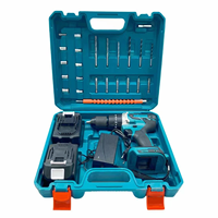 Perceuse électrique classique bleue 21V Max, qualité industrielle, sans balais, double vitesse, mandrin métallique à cliquet 13mm, performance fiable, OEM