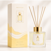 Ensemble de diffuseurs à bâtonnets liquides personnalisés pour parfums, haut de gamme, écologiques, marque privée, coffret cadeau de parfum d'ambiance, fabricant OEM