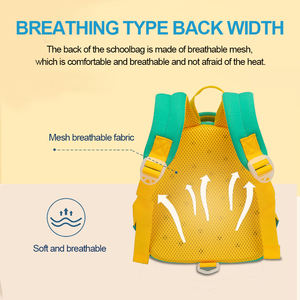 Sac à dos scolaire personnalisé pour enfants, mini, mignon, imperméable, antivol, pour la <span class=keywords><strong>maternelle</strong></span> et l'école primaire, avec logo imprimé - Vente en gros - Product Image 3