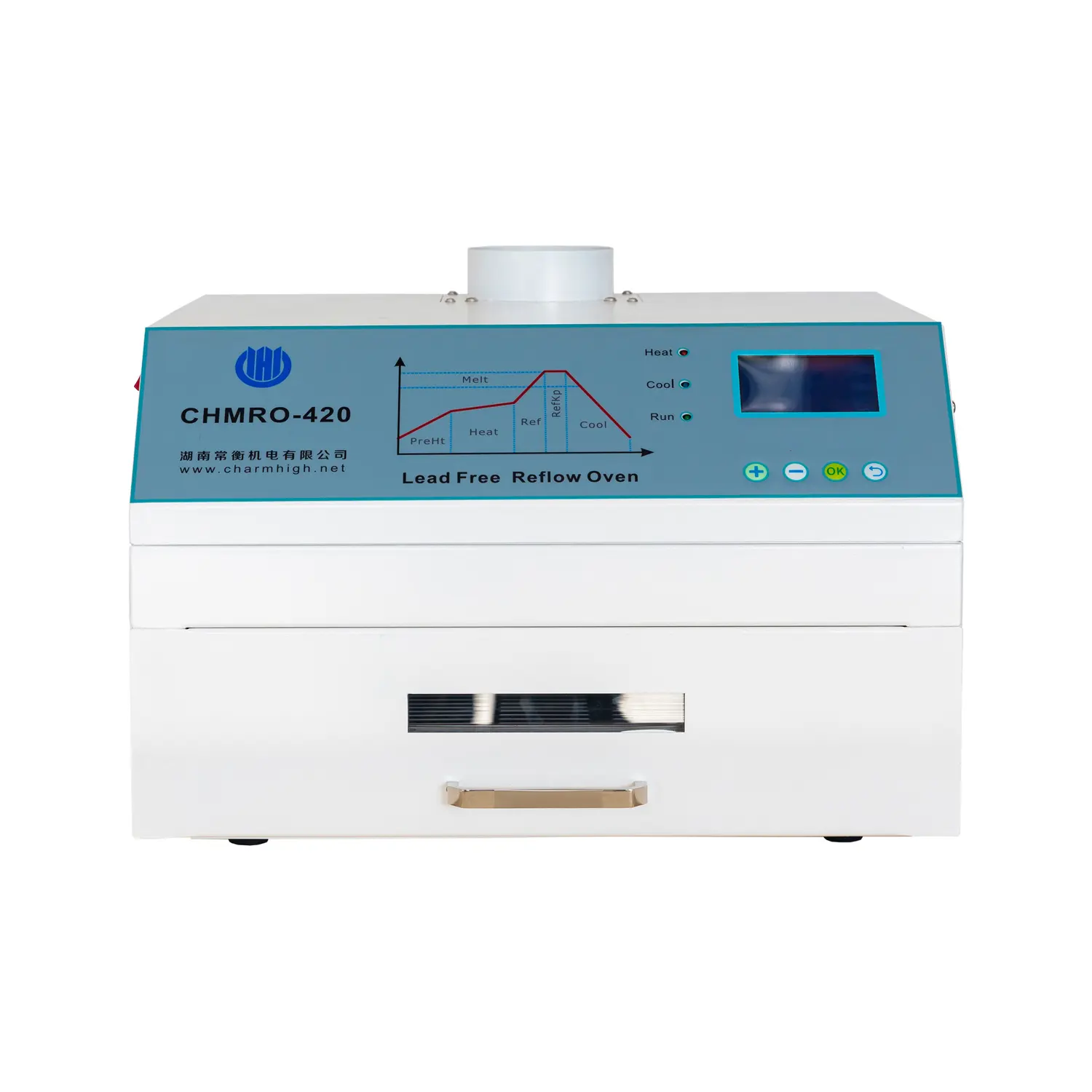 Charmhigh Pcb Reflow Oven Machine Desktop High Precision Temperature Controlled