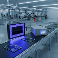 Système d'éclairage UV industriel personnalisé Futansi 365nm/385nm/395nm pour machine de polymérisation LED, avec PLC RS232/485, garantie 1 an, 500W
