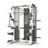 Station de musculation multifonctionnelle en acier moderne avec système de poulies et banc de musculation pour la maison et les salles de sport commerciales