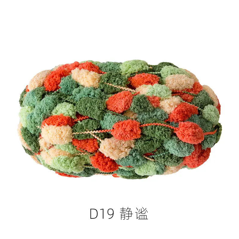 Nhiều Màu Big Chunky Crochet Sợi Chăn 100% Polyester Poy Tay Đan Sợi Giá