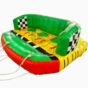 Most Thrilling Stability Slipper Boats 6 Persons Riders Water Sport Inflatable Towable Bandwagon Boat