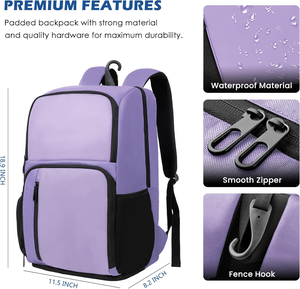 Bolsa de Transporte para Raquetas de Pickleball con Capacidad para 4 Raquetas, Correa de Hombro Acolchada, Bolsillo Antirrobo y Doble Cremallera Suave, MOQ del Fabricante 300 Unidades - Product Image 1