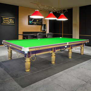 Mesa de Snooker Profesional de 12 pies de Tamaño Completo Sundays, Mesa de Billar de Torneo con Base de Pizarra de Madera Sólida - Product Image 1