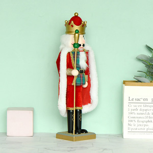 定制50厘米工厂圣诞手工装饰品大号6英尺国王胡桃夹子 - Product Image 2
