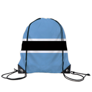 Custom Logo Drawstring Sportpacks Pocket Botswana Advertising Storage Bag Wholesale Color Print Student Shoulder Promotion