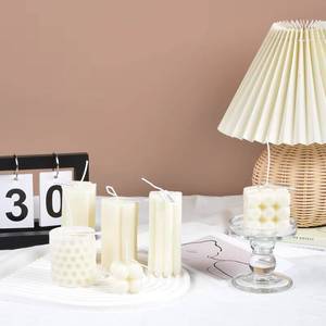 DIY <b>craft</b> <b>tools</b> multi-shaped silicone molds, cone-shaped pillar honeycomb resin making candle molds - Product Image 2