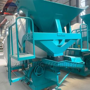 Betoniera con Pompa a Motore Diesel, Camion Betoniera Automatico Mobile per Cemento in Vendita - Product Image 5